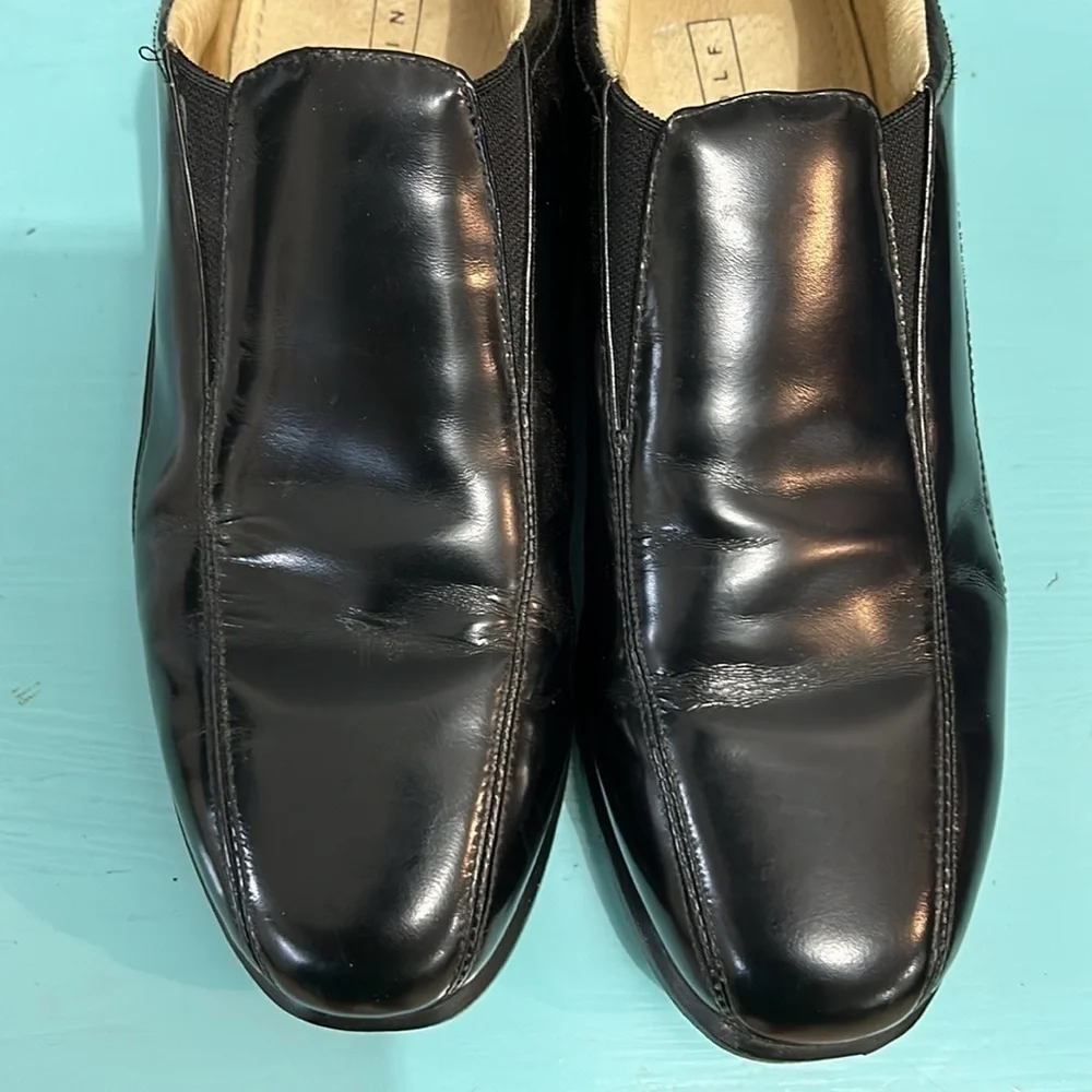 Nike‎ Air Comfort Black Leather Slip On Golf Shoes Women’s 8 Low Heel